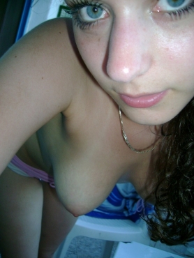 Busty amateur brunette - #3