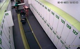 Amateur European Teens Changing Clothes In The Locker Room