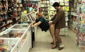 Luscious Russian Cougar Enjoys A Good Fucking In The Store 