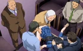 Hentai Teen With A Marvelous Ass Takes On A Gang Of Cocks