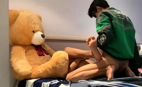 Japanese Stepsiblings Having Passionate Affair On Webcam