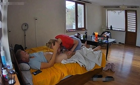 Amateur Blonde Milf Rewards Husband With Great Blowjob