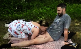 European Milf Treats Herself To Wild Fuck Session Outdoors