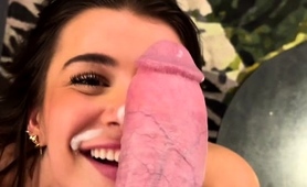 Milf Beauty Rewarded With Hot Facial After Hardcore Fucking