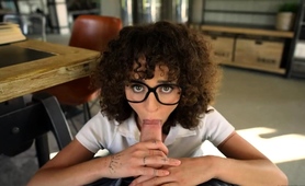 Cock craving teen satisfies taboo desires with stepbro