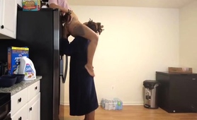 Horny housewife gets aching pussy devoured and drilled